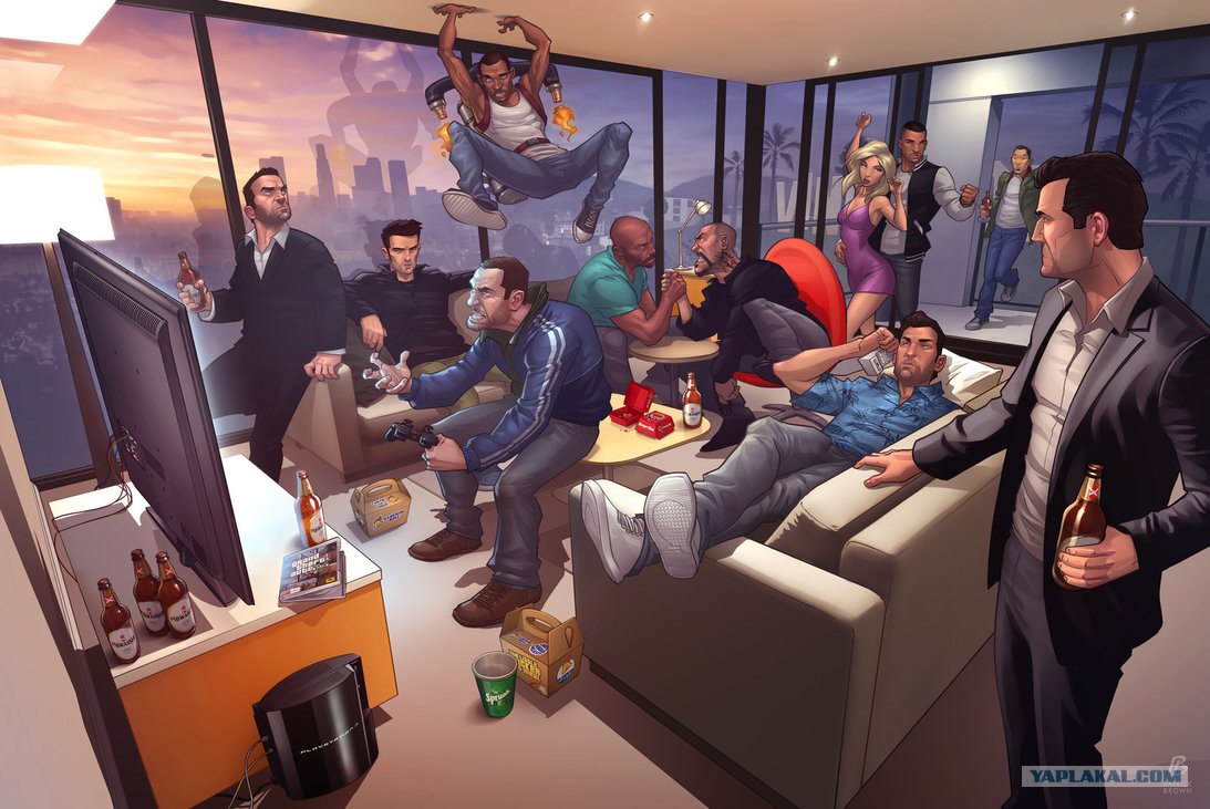 Персонажи RP-сервера GTA